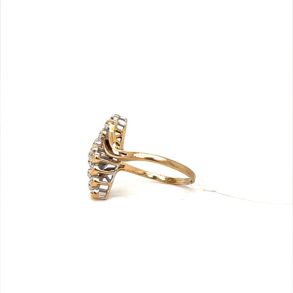 10K Yellow Gold Estate Diamond Free Form Fashion Ring Image 2 Minor Jewelry Inc. Nashville, TN