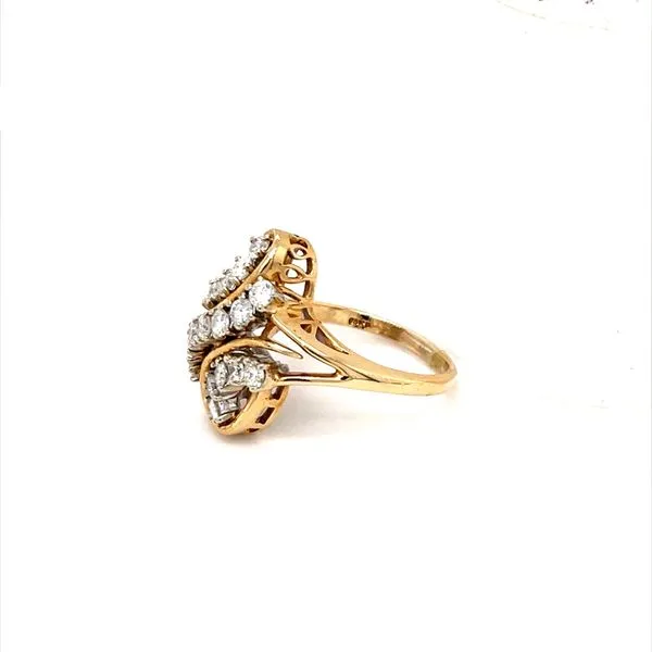 14K Yellow Gold Estate Diamond Ring Image 2 Minor Jewelry Inc. Nashville, TN