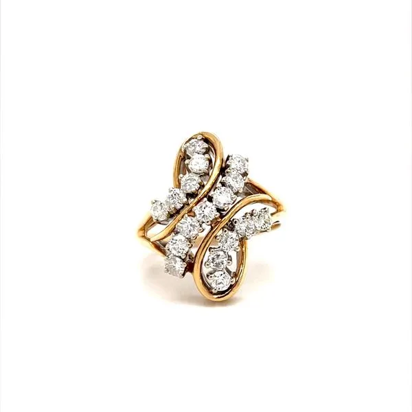 14K Yellow Gold Estate Diamond Ring similar item image