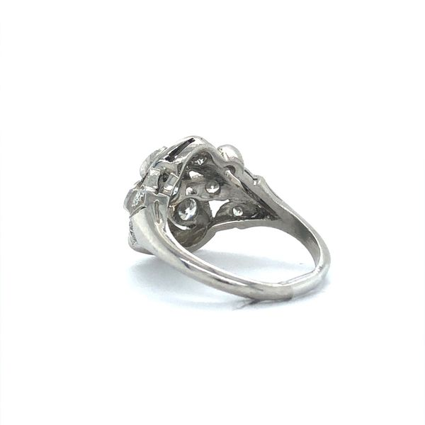 Platinum Estate c. 1960's Diamond Fashion Ring Image 3 Minor Jewelry Inc. Nashville, TN