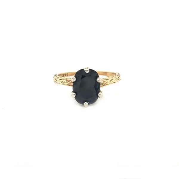 10K Yellow Gold Estate Sapphire Ring similar item image