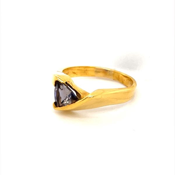10K Yellow Gold Estate Iolite Ring Image 2 Minor Jewelry Inc. Nashville, TN