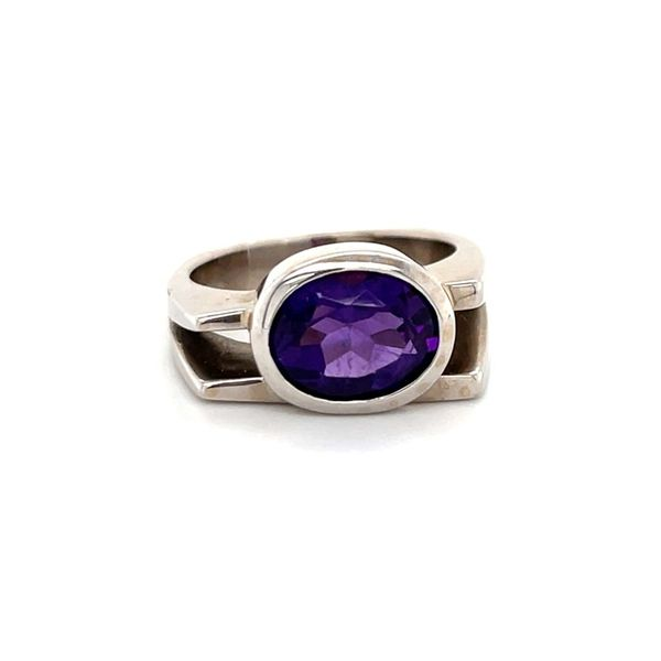 14K White Gold Estate Amethysts Ring Minor Jewelry Inc. Nashville, TN