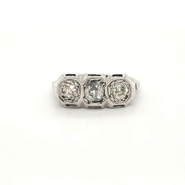 18K White Gold Estate Diamond Ring Minor Jewelry Inc. Nashville, TN