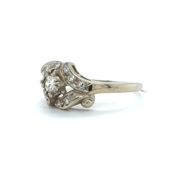 14K White Gold Estate Diamond Ring Image 2 Minor Jewelry Inc. Nashville, TN