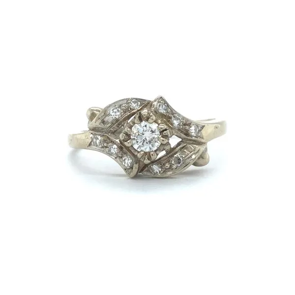 14K White Gold Estate Diamond Ring Minor Jewelry Inc. Nashville, TN