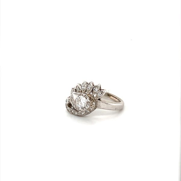 14K White Gold Estate Diamond Cocktail Ring Image 3 Minor Jewelry Inc. Nashville, TN