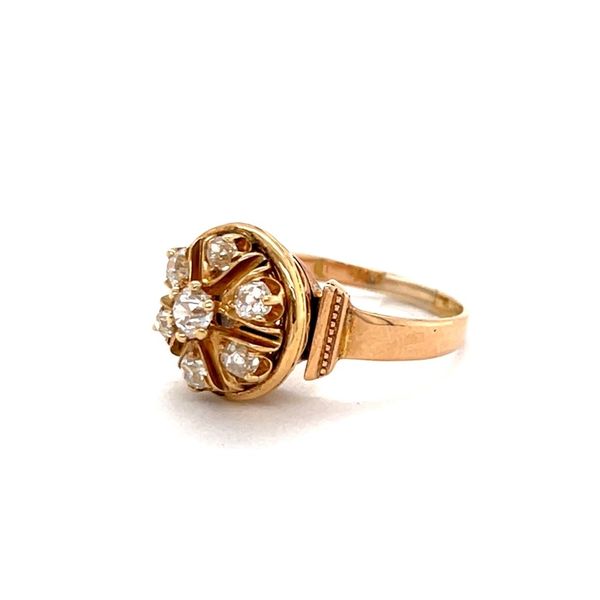 18K Yellow Gold Estate Diamond Fashion Ring Image 2 Minor Jewelry Inc. Nashville, TN
