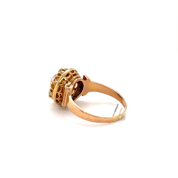 18K Yellow Gold Estate Diamond Fashion Ring Image 3 Minor Jewelry Inc. Nashville, TN