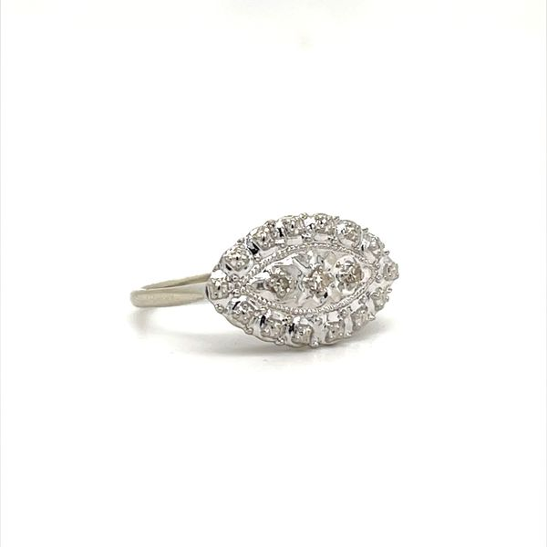 10K White Gold Estate Diamond Ring Image 2 Minor Jewelry Inc. Nashville, TN