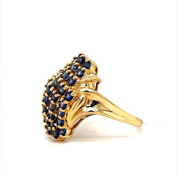 14K Yellow Gold Estate Sapphire Ring Image 2 Minor Jewelry Inc. Nashville, TN