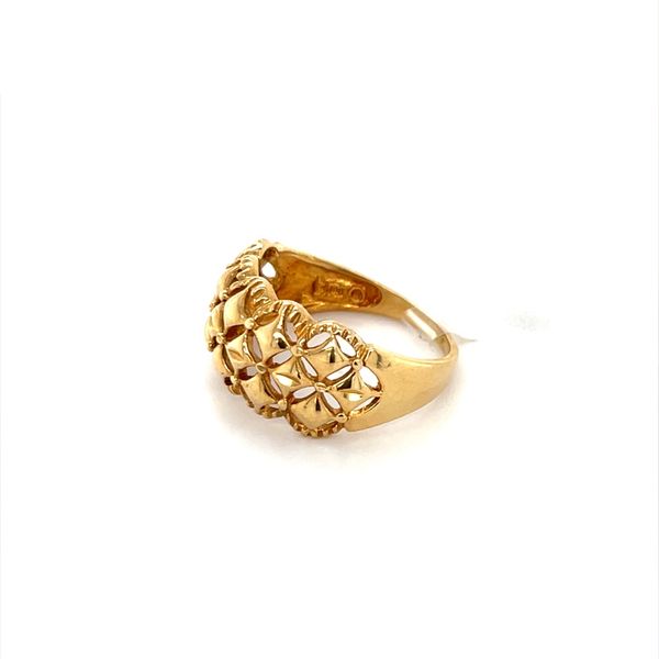 14K Yellow Gold Estate Floral Ring Image 2 Minor Jewelry Inc. Nashville, TN