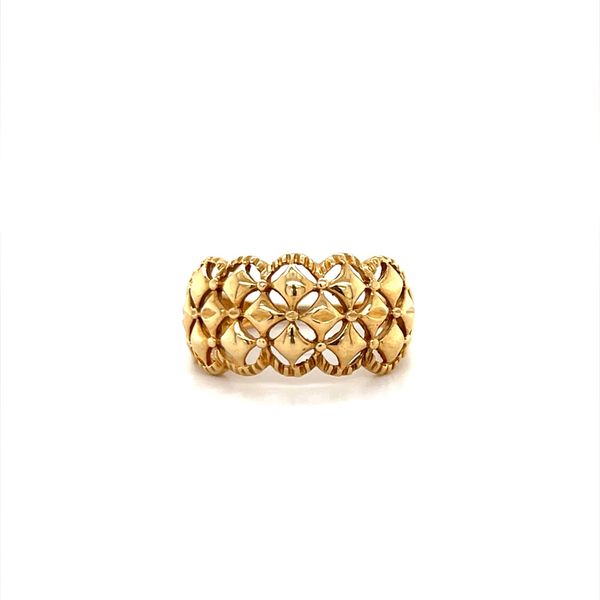 14K Yellow Gold Estate Floral Ring Minor Jewelry Inc. Nashville, TN