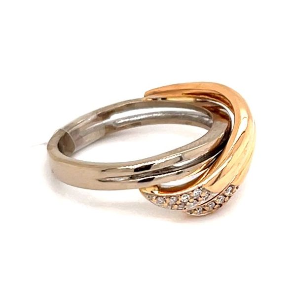 18K Yellow and Rose Estate Gold Diamond Ring Image 2 Minor Jewelry Inc. Nashville, TN
