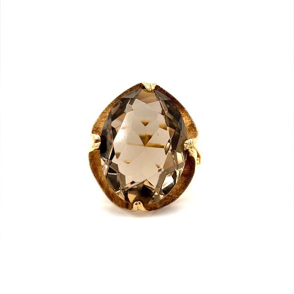 10K Yellow Gold Estate Smokey Quartz Fashion Ring Image 2 Minor Jewelry Inc. Nashville, TN