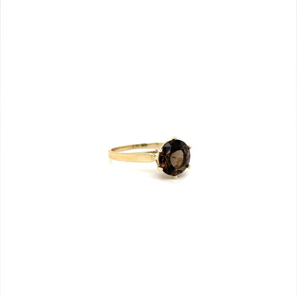 14K Yellow Gold Estate Smokey Quartz Ring Image 2 Minor Jewelry Inc. Nashville, TN