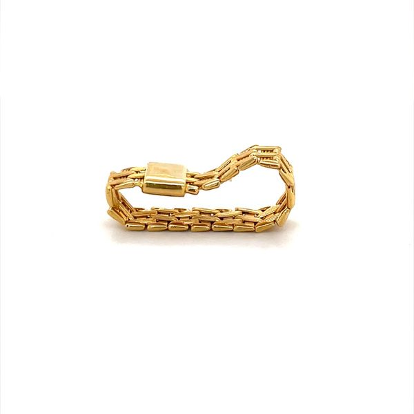 18K Yellow Gold Estate Link Chain Ring Image 2 Minor Jewelry Inc. Nashville, TN