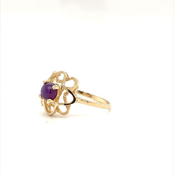 14K  Cabochon Purple Sapphire Ring Image 2 Minor Jewelry Inc. Nashville, TN