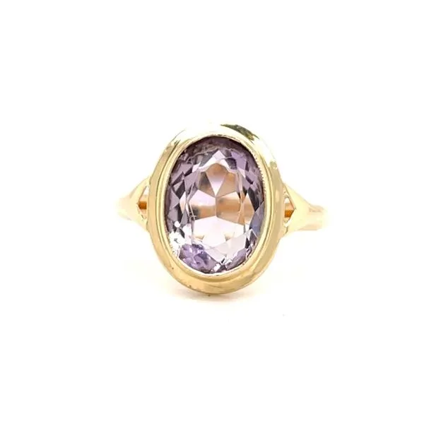 14K Yellow Gold Oval Amethyst Ring Minor Jewelry Inc. Nashville, TN