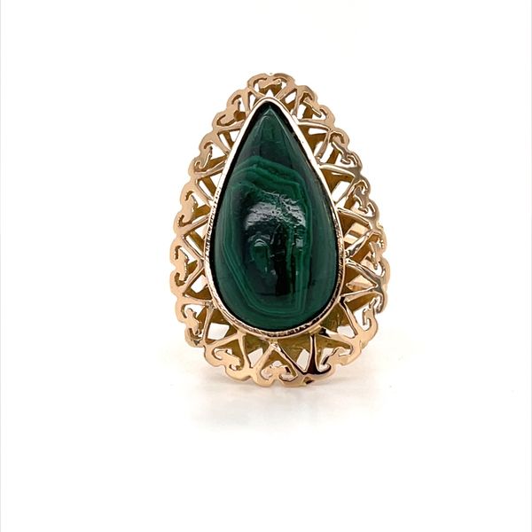 18K Malachite Stone Ring Minor Jewelry Inc. Nashville, TN