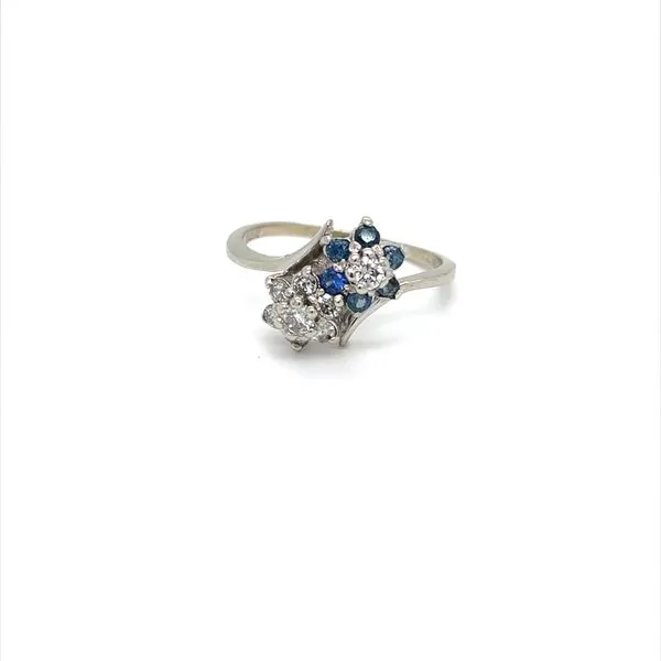 14K White Gold Estate Sapphire Ring Minor Jewelry Inc. Nashville, TN