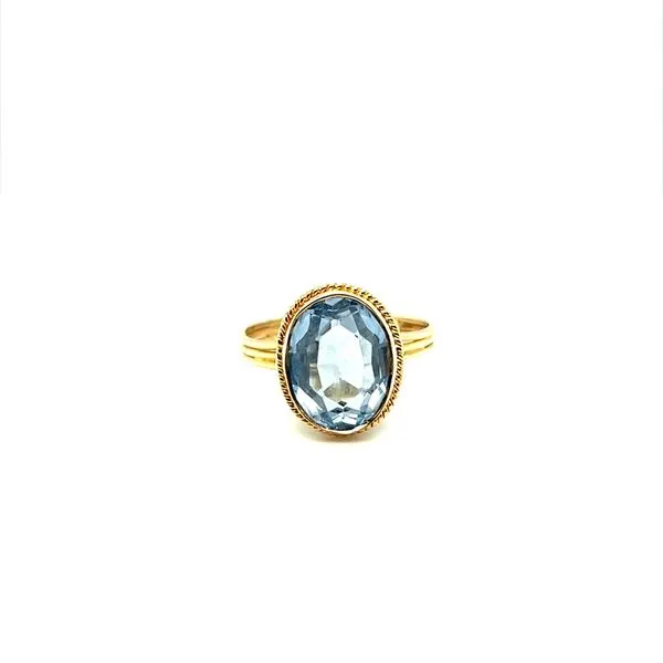 18K Yellow Gold Synthetic Spinel Ring Minor Jewelry Inc. Nashville, TN