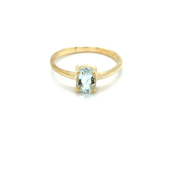 14K Yellow Gold Estate Spinel Solitaire Ring Image 2 Minor Jewelry Inc. Nashville, TN