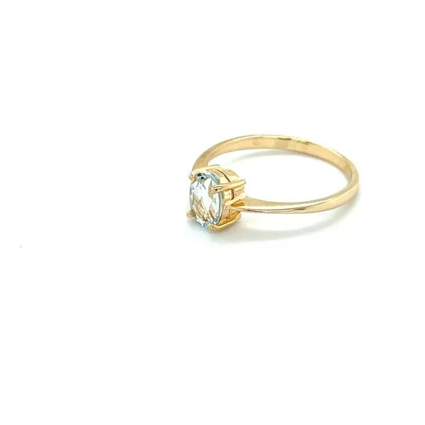 14K Yellow Gold Estate Spinel Solitaire Ring Image 4 Minor Jewelry Inc. Nashville, TN