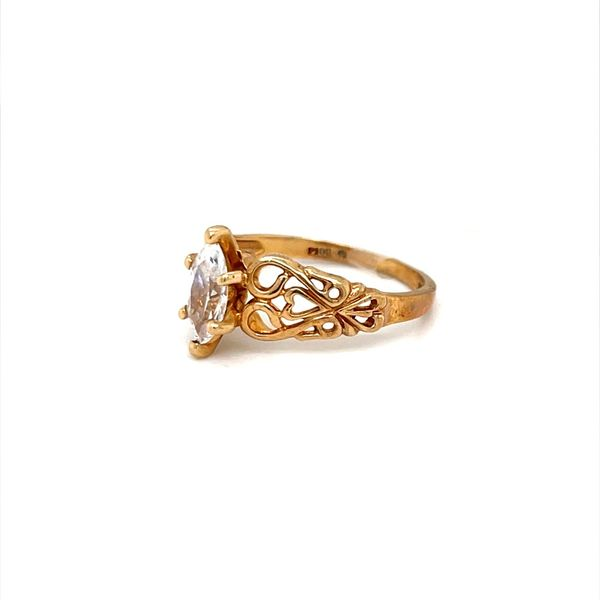 10K Yellow Gold Estate Filigree Fashion Ring Image 2 Minor Jewelry Inc. Nashville, TN