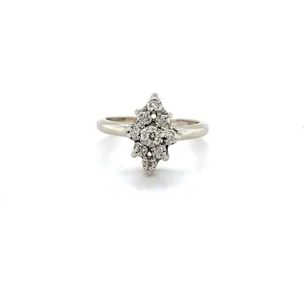 14K White Gold Estate Diamond Ring Minor Jewelry Inc. Nashville, TN