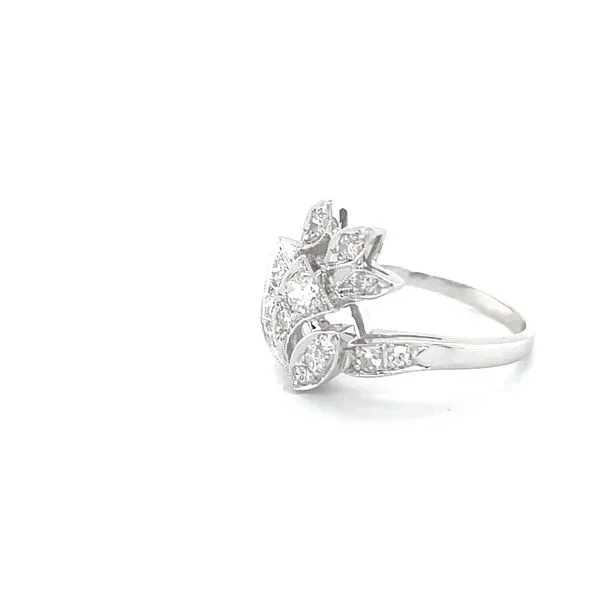 14K White Gold Estate Diamond Ring Image 3 Minor Jewelry Inc. Nashville, TN