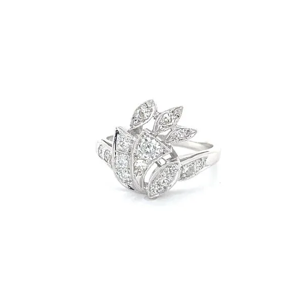 14K White Gold Estate Diamond Ring Minor Jewelry Inc. Nashville, TN