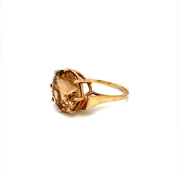 10K Yellow Gold Estate Citrine Ring Image 2 Minor Jewelry Inc. Nashville, TN