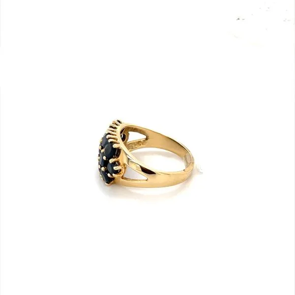10K Yellow Gold Estate Sapphire Ring Image 2 Minor Jewelry Inc. Nashville, TN