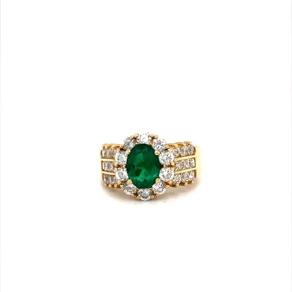14K Yellow Gold Estate Cubic Zirconia Ring Minor Jewelry Inc. Nashville, TN