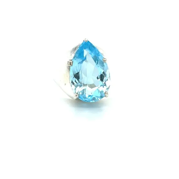 Sterling Silver Estate Swiss Blue Topaz Ring Minor Jewelry Inc. Nashville, TN