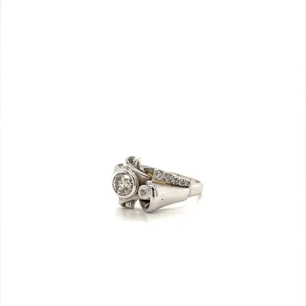 14K White Gold Estate Diamond Ring Image 2 Minor Jewelry Inc. Nashville, TN
