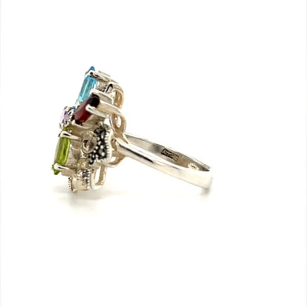 Sterling Silver Estate Mixed Stone Ring Image 2 Minor Jewelry Inc. Nashville, TN