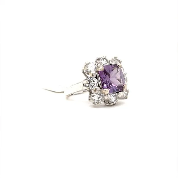Sterling Silver Estate Cubic Zirconia Ring Image 2 Minor Jewelry Inc. Nashville, TN