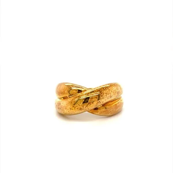Sterling Silver Gold Plated Estate Twist Ring Minor Jewelry Inc. Nashville, TN