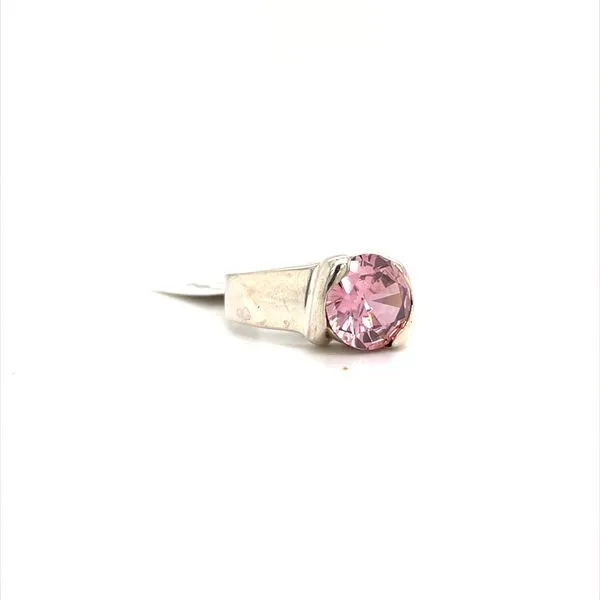 Sterling Silver Estate Pink Stone Ring Image 2 Minor Jewelry Inc. Nashville, TN