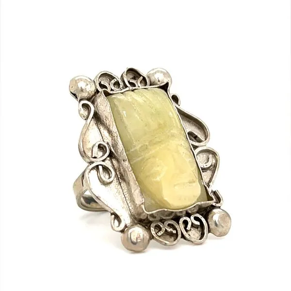 Estate Silver Estate Quartz Ring