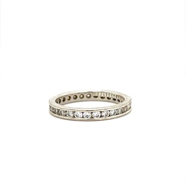 Sterling Silver Estate Cubic Zirconia Ring similar item image