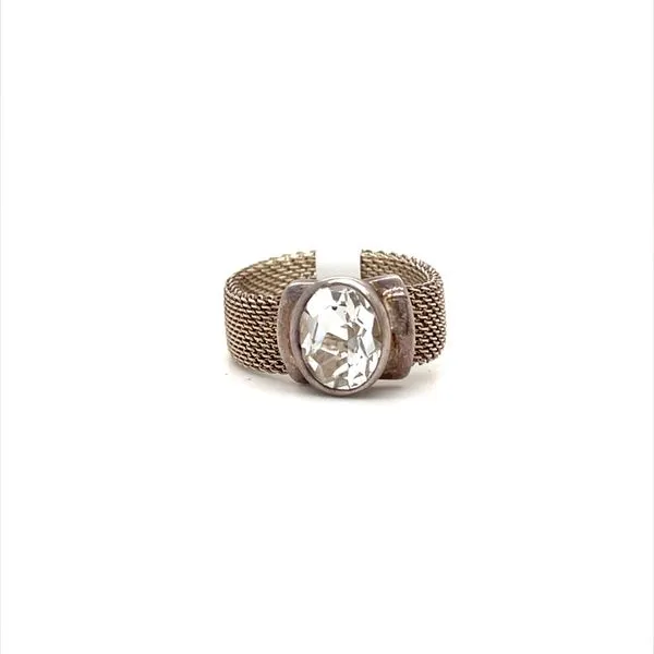 Sterling Silver Estate Cubic Zirconia Chainmail Band Minor Jewelry Inc. Nashville, TN