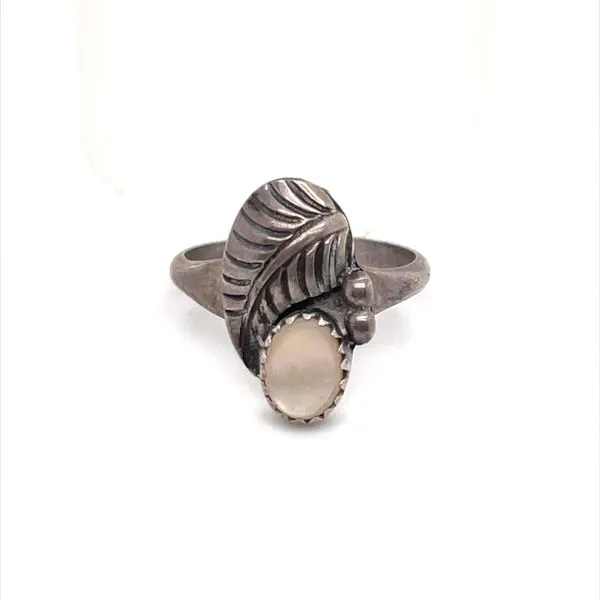 Sterling Silver Estate Mother of Pearl Ring Minor Jewelry Inc. Nashville, TN