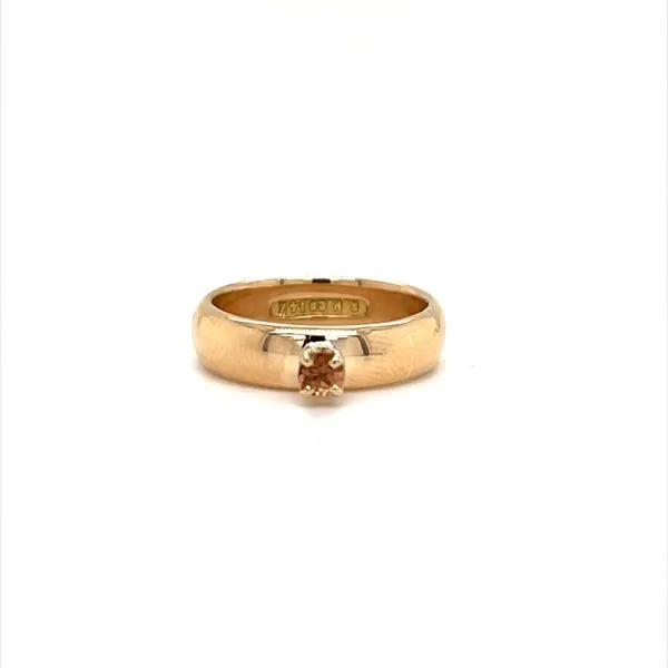 14K Yellow Gold Estate Citrine Ring