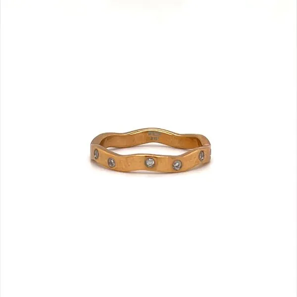 Stainless Steel Estate Cubic Zirconia Ring Minor Jewelry Inc. Nashville, TN