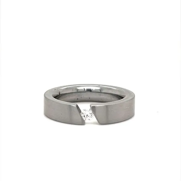 Titanium and Diamond 4.5mm Estate Band Minor Jewelry Inc. Nashville, TN