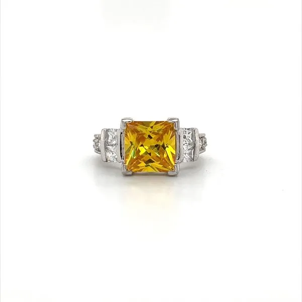Sterling Silver Estate Cubic Zirconia Ring Minor Jewelry Inc. Nashville, TN