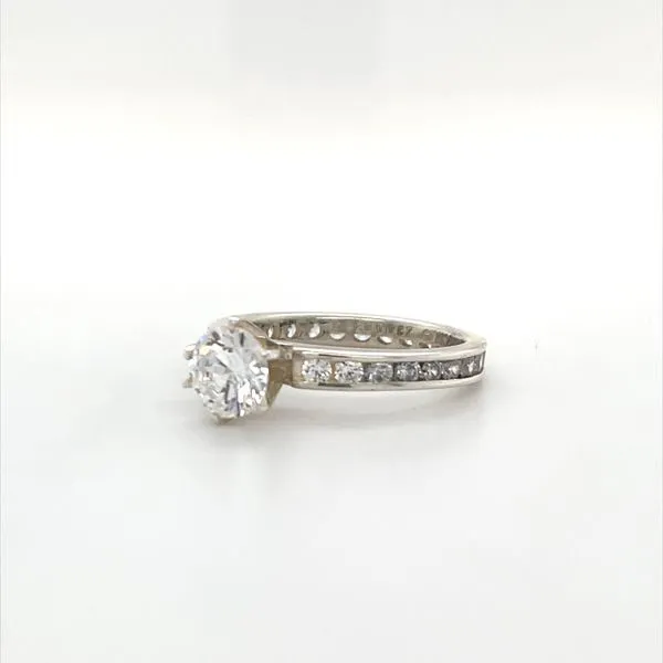 Sterling Silver Estate Cubic Zirconia Ring Image 2 Minor Jewelry Inc. Nashville, TN